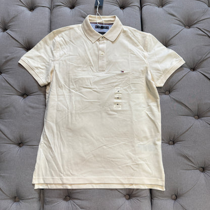 Tommy Hilfiger Regular Fit Polo Shirt 'Cream'