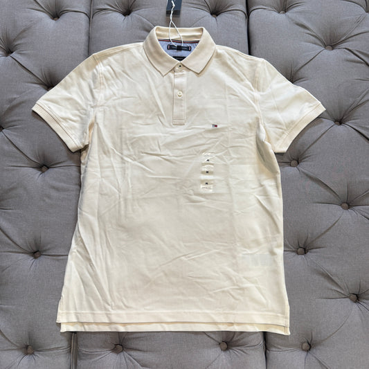 Tommy Hilfiger Regular Fit Polo Shirt 'Cream'