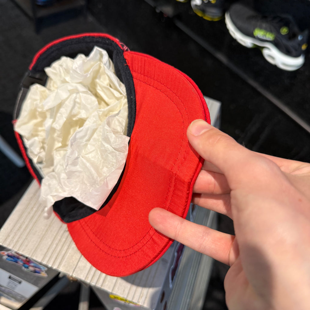 Nike Tri Panel Hexagon Gradient TN Cap 'Red Black Dusty Pink' 2003 (Second Hand)