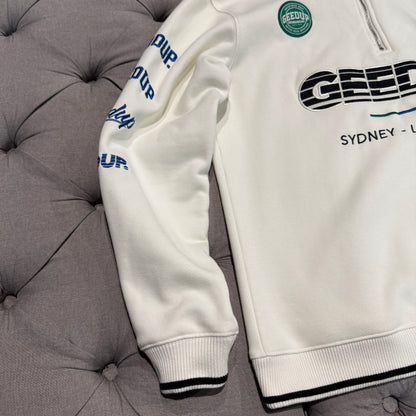Geedup Sportsman Quarter Zip 'Cream' (Second hand)
