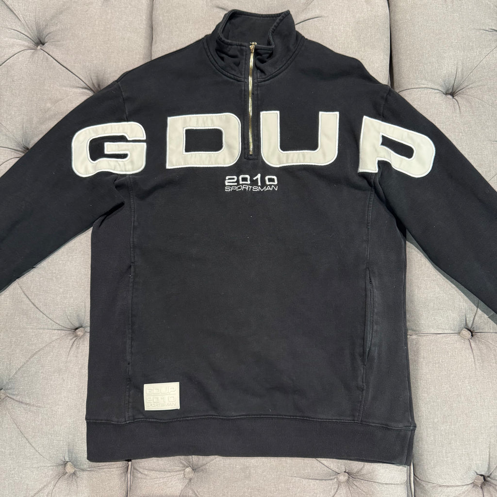 Geedup GDUP Sportsman Quarterzip 'Black White' (Second hand)
