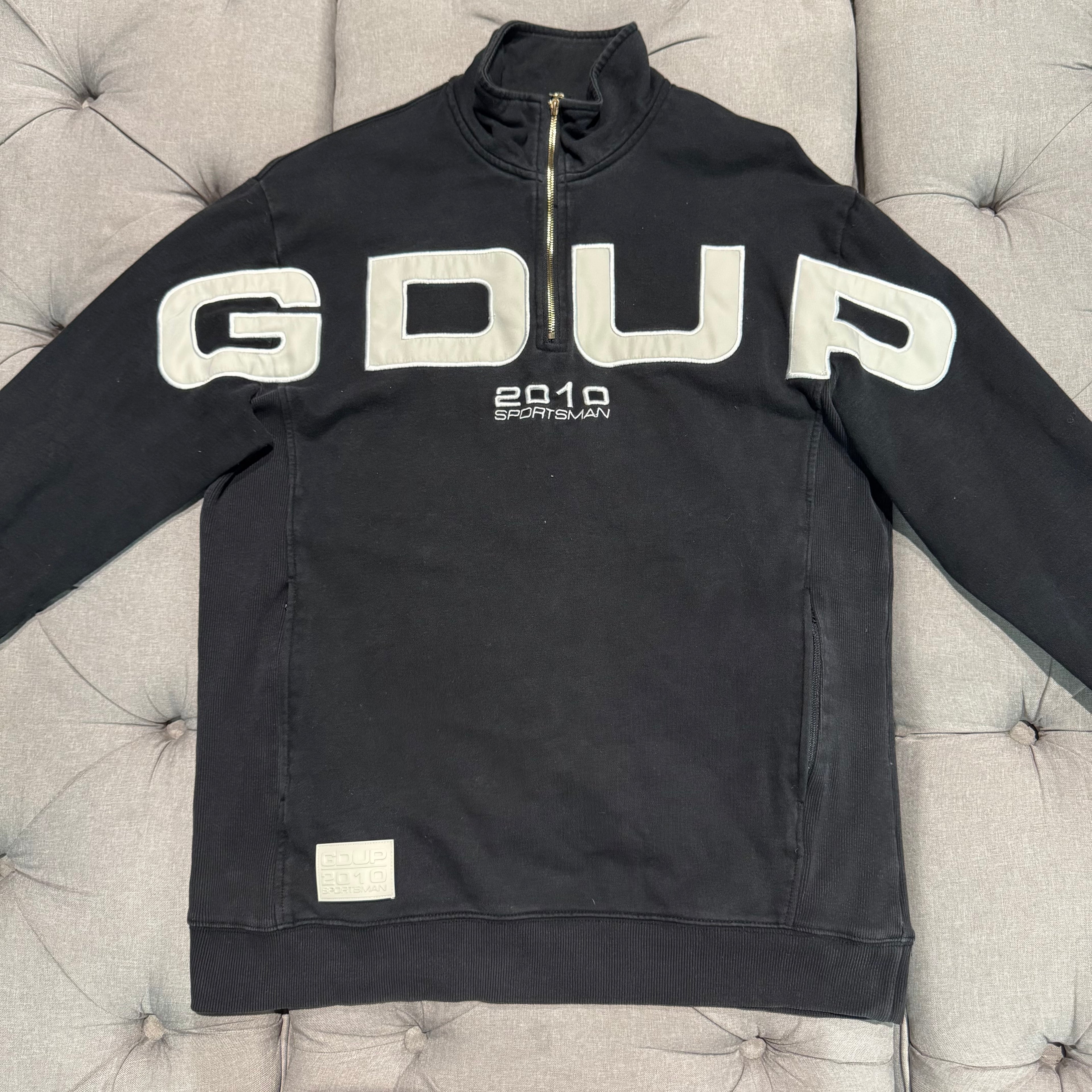 Geedup GDUP Sportsman Quarterzip 'Black White' (Second hand)