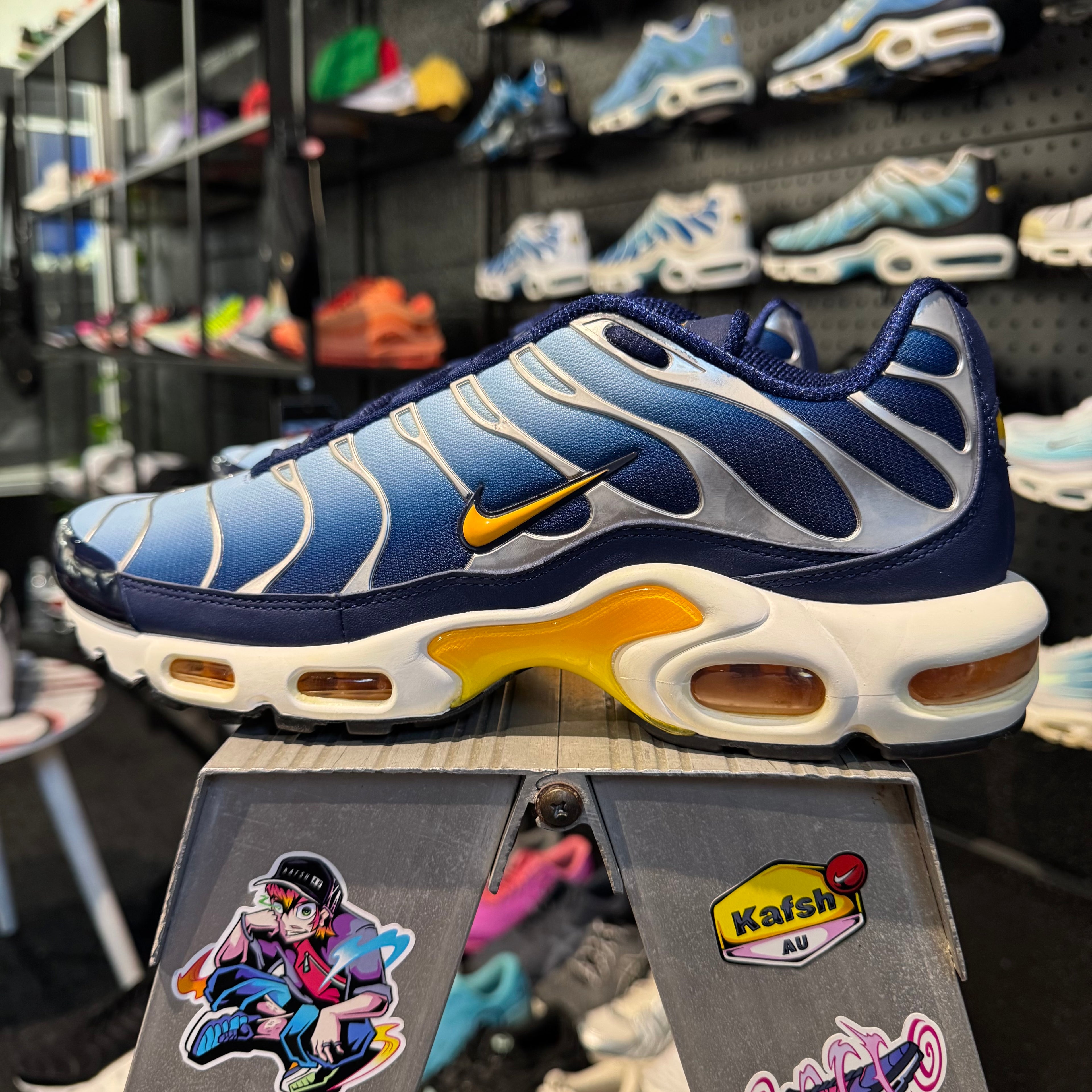 Nike Air Max Plus TN 'Blue Void Laser Orange' (Brand New)