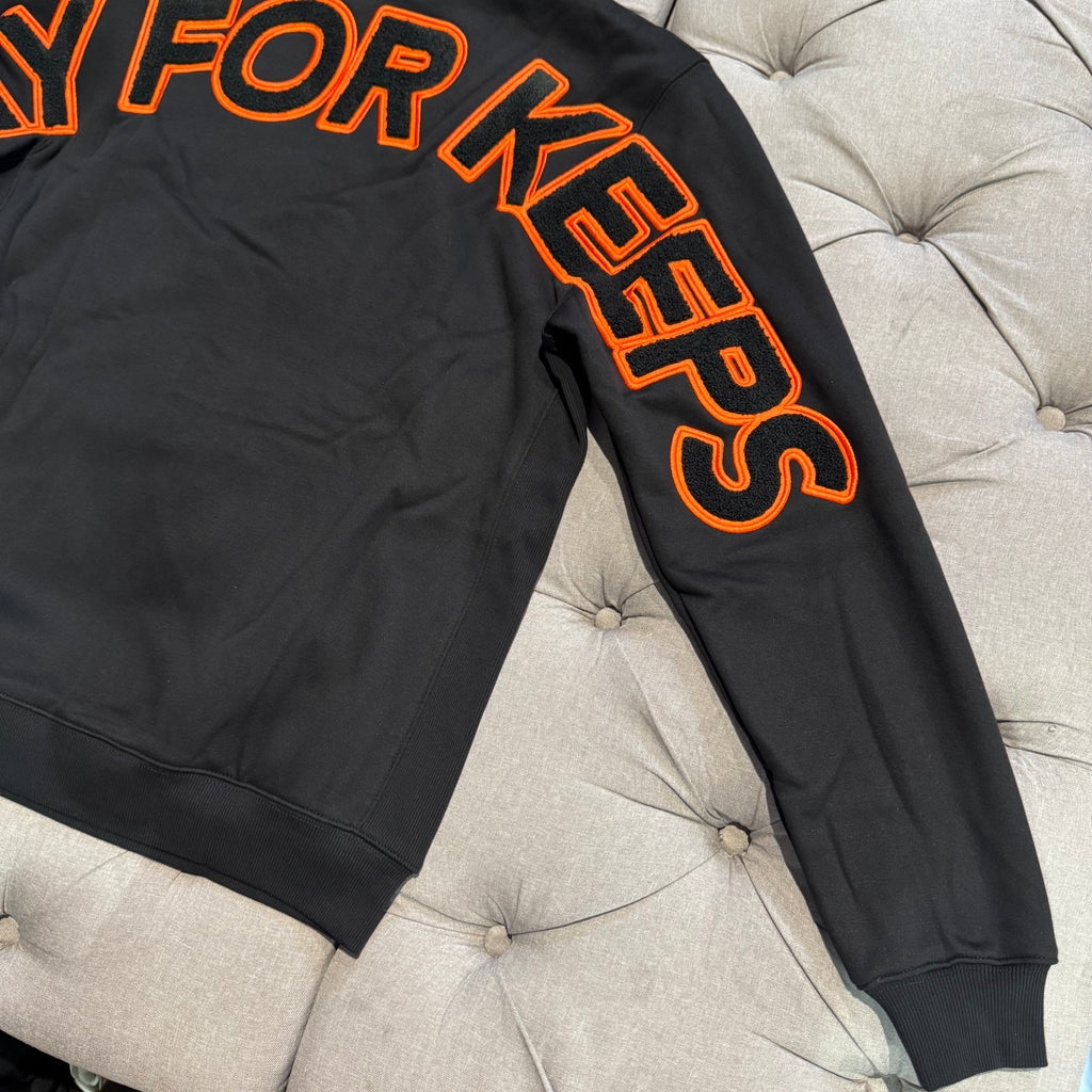 Geedup Play For Keeps Hoodie 'Black Orange Black' (Brand New)