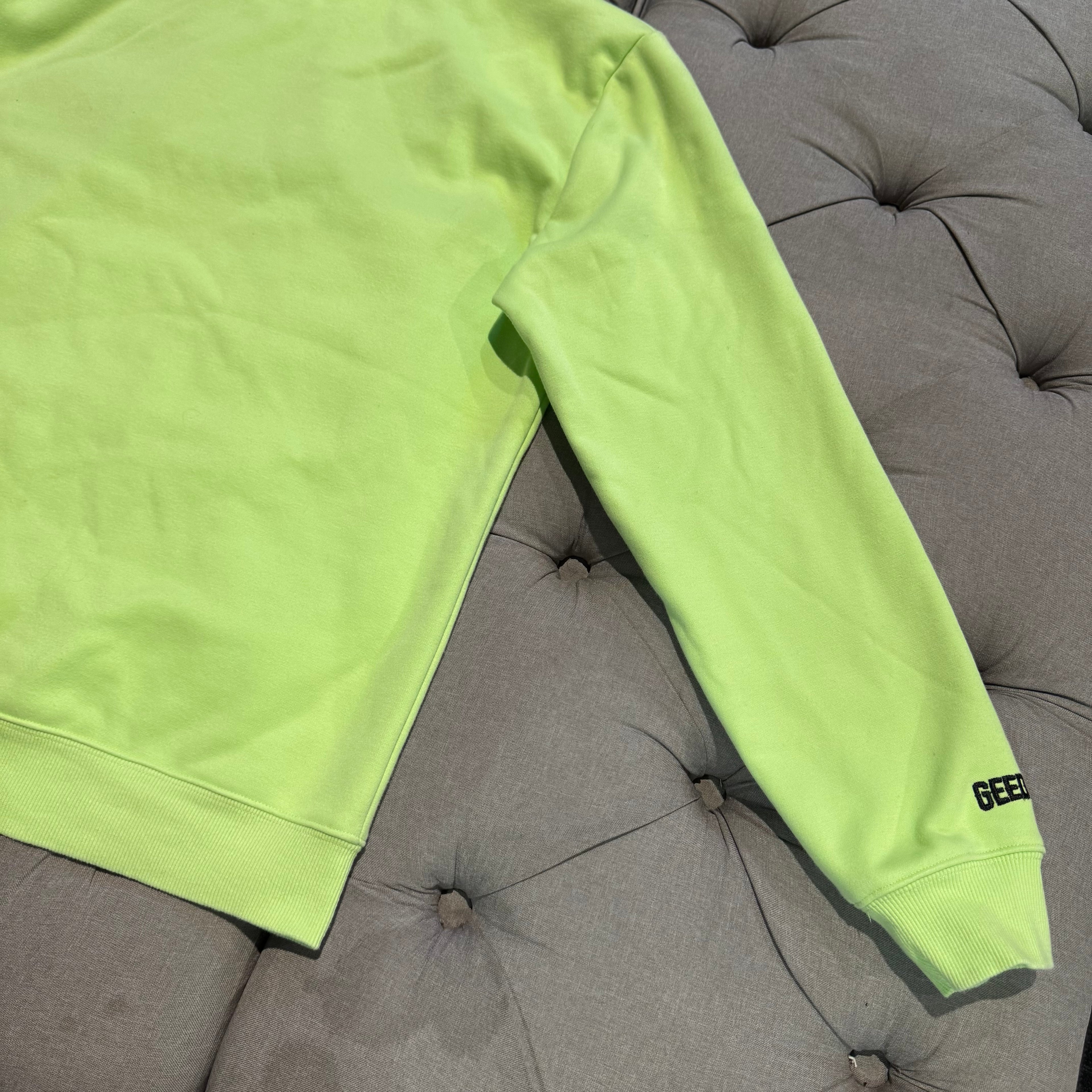Geedup Handstyle Hoodie 'Pastel Green Black' (Second hand)