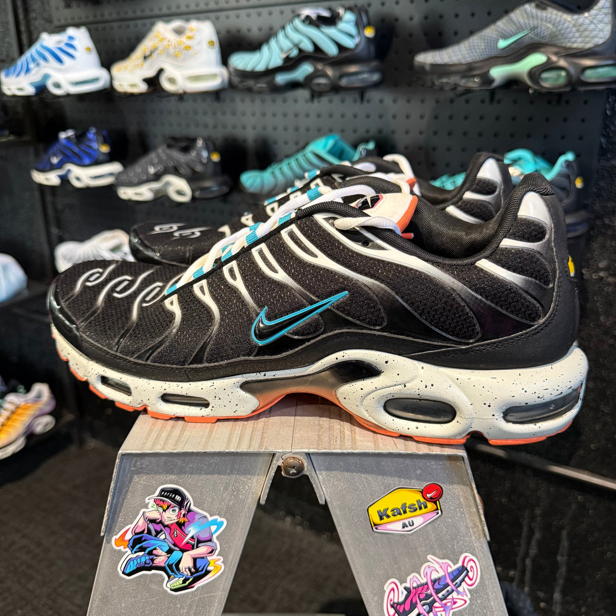 Nike Air Max Plus TN 'Black Turf Orange Aquamarine' (Second hand)