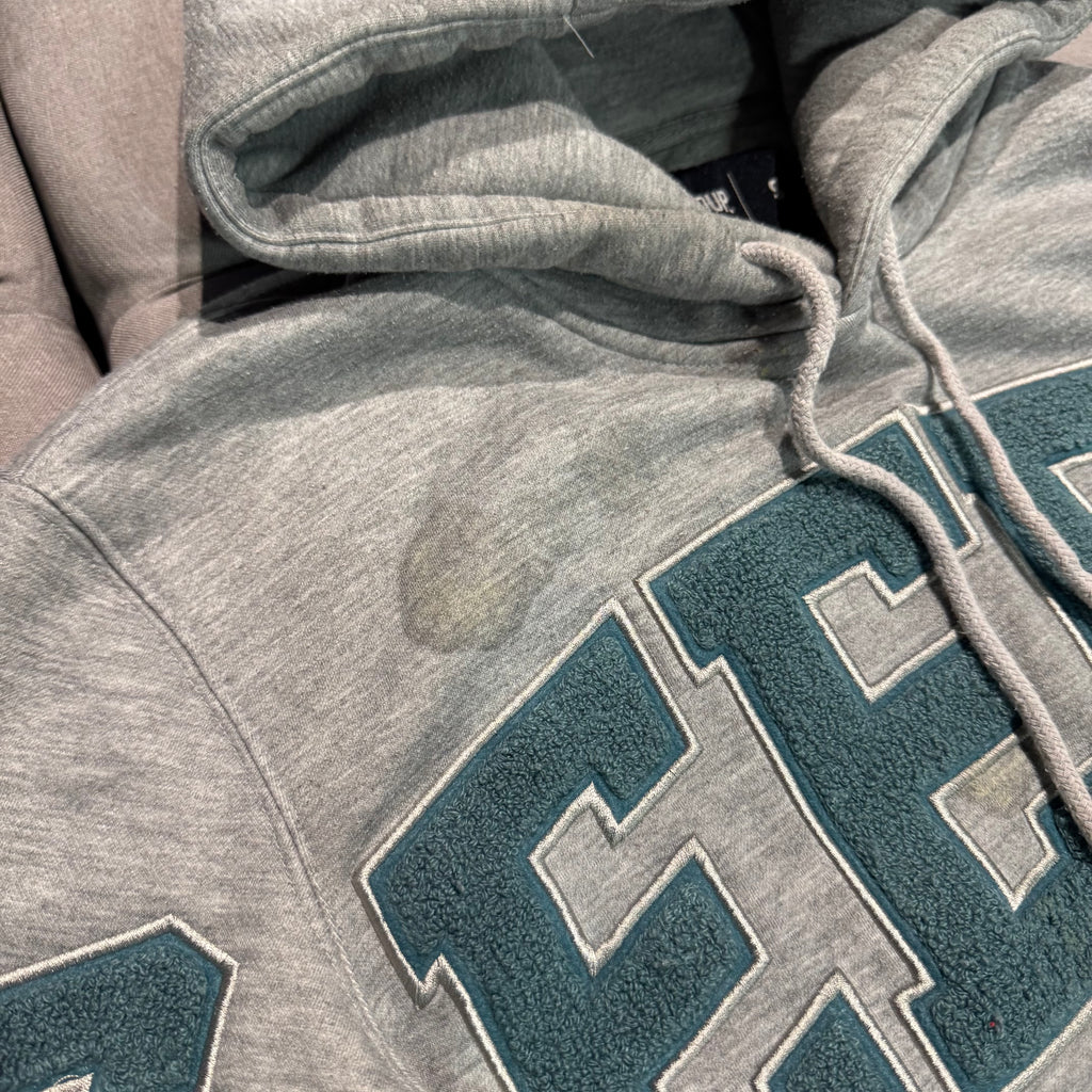 Geedup Team Logo Hoodie 'Grey Aqua' (Second hand)