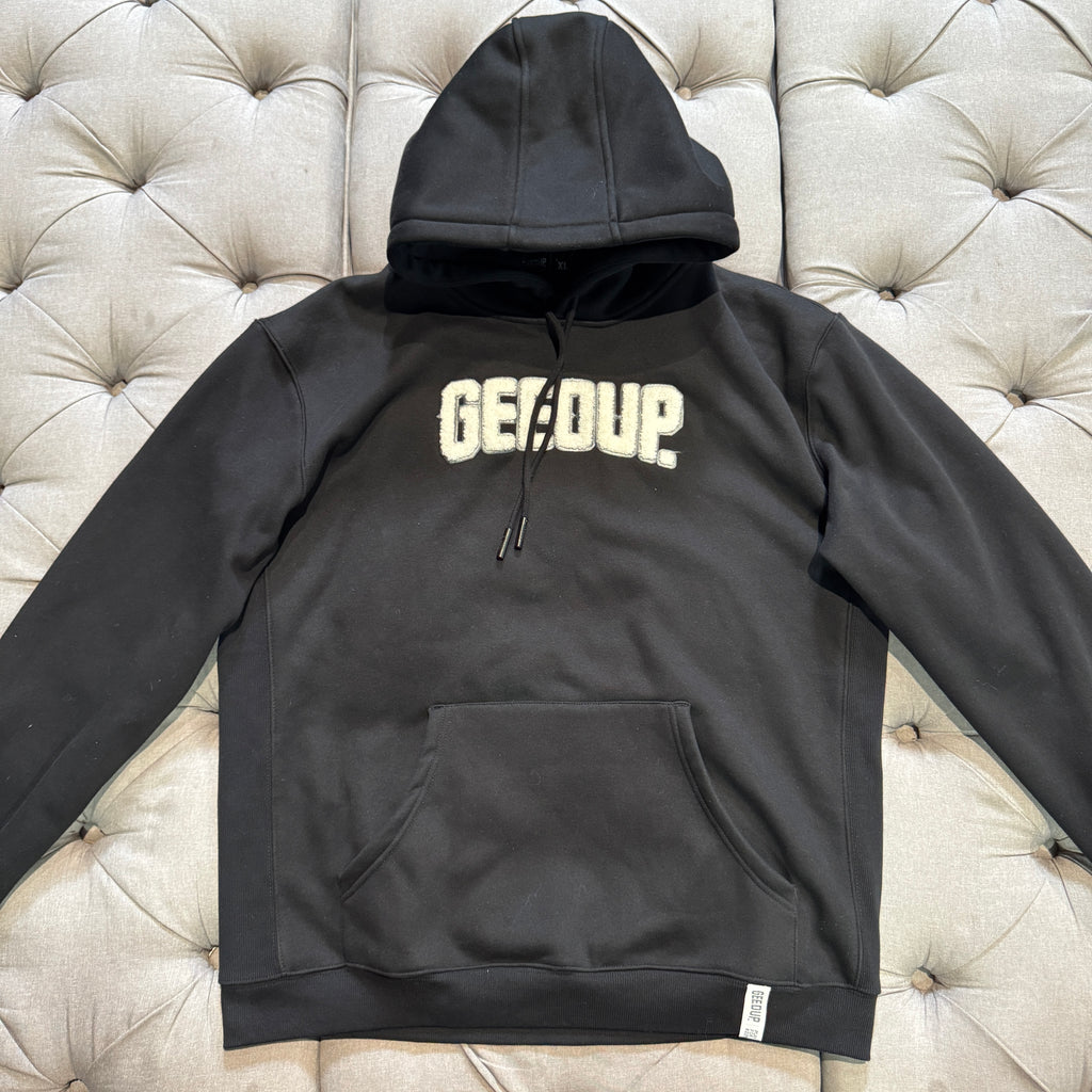 Geedup Play For Keeps Hoodie 'Black White' (Second hand)