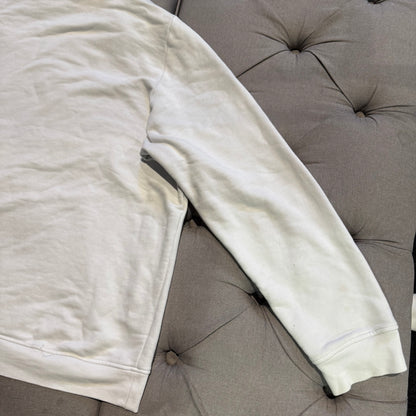 Lacoste Big Logo Croc Hoodie 'White Green' (Second hand)