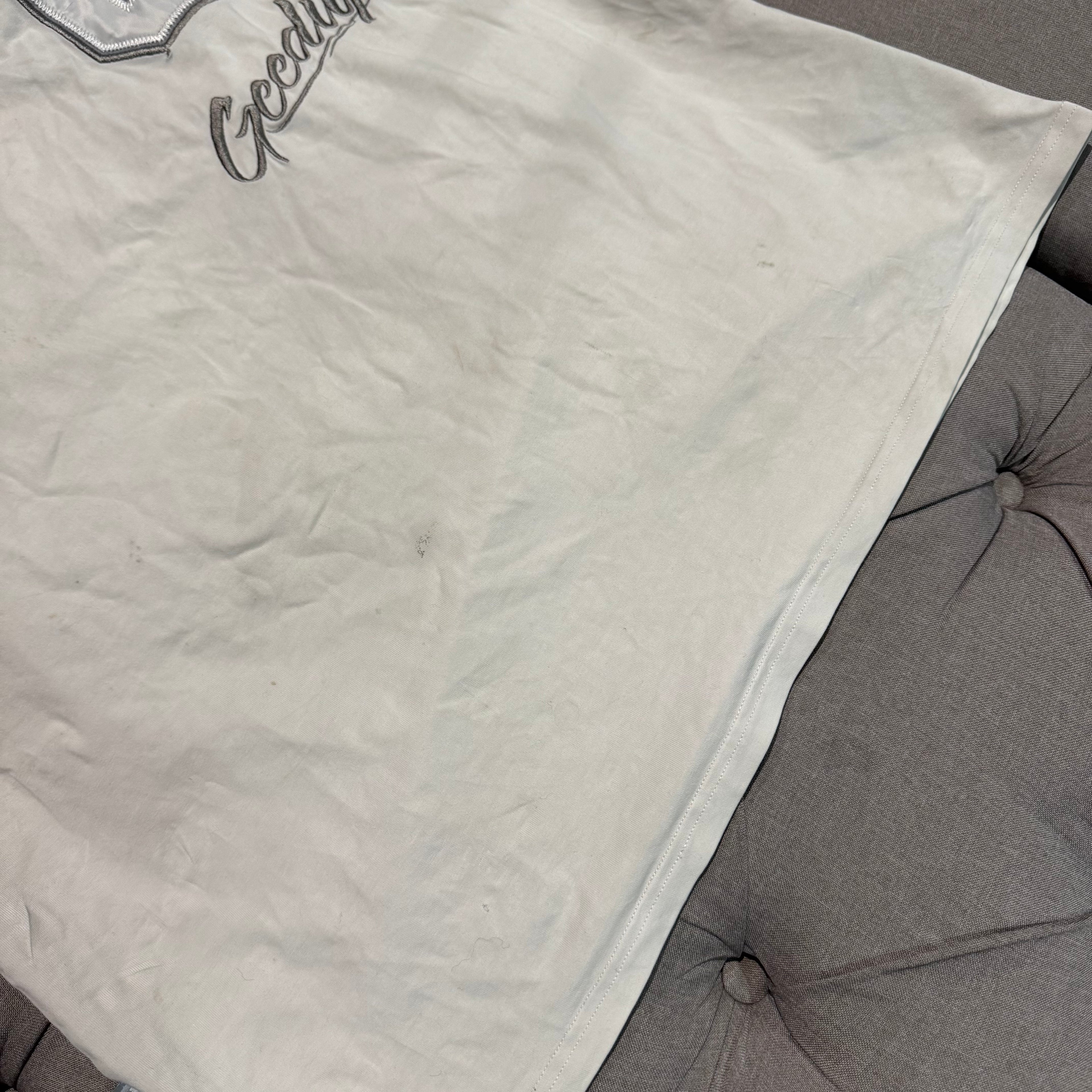 Geedup G Script Logo T-Shirt 'White' (Second hand)
