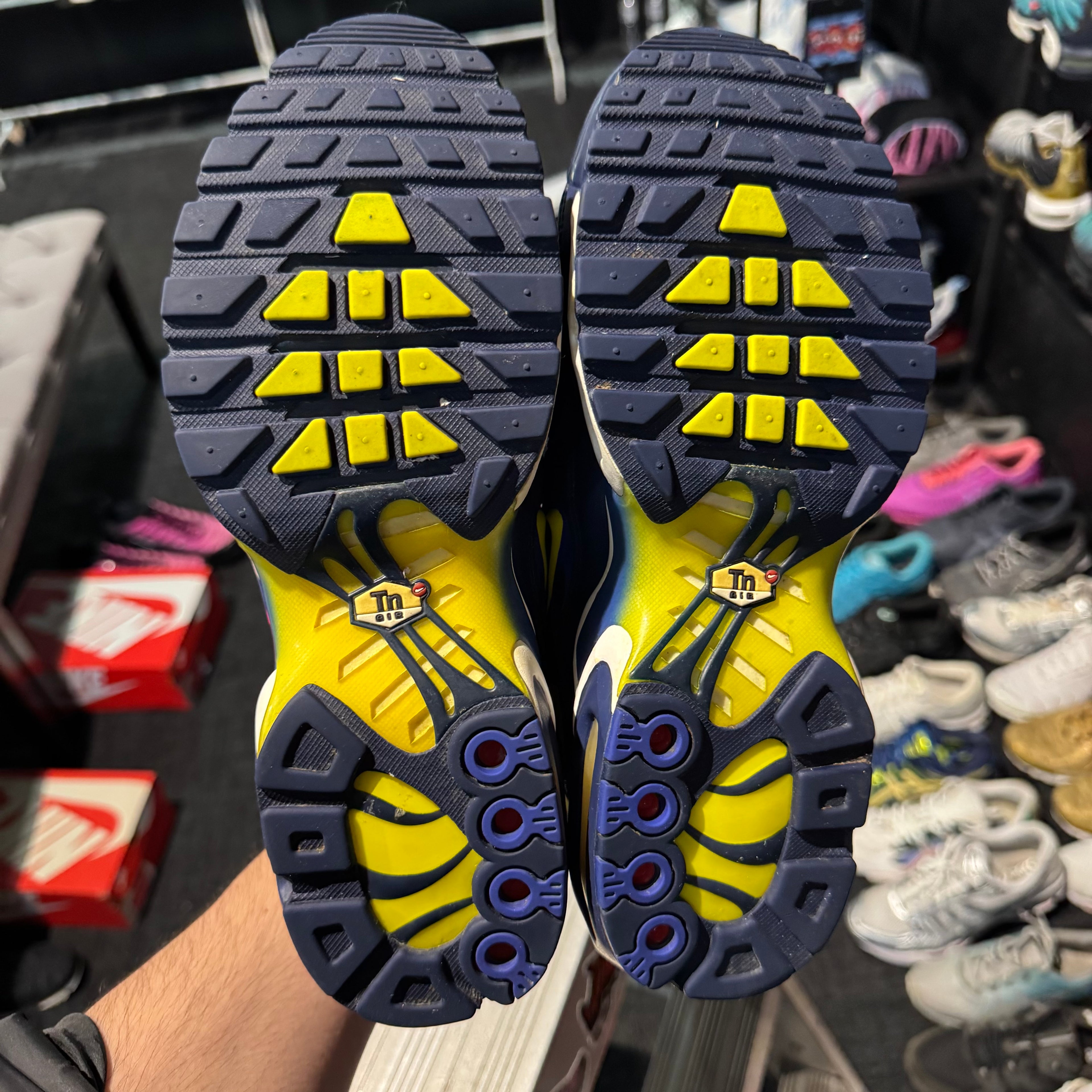 Nike Air Max Plus TN 'Binary Blue Electric Lime' (2016) (Second hand)