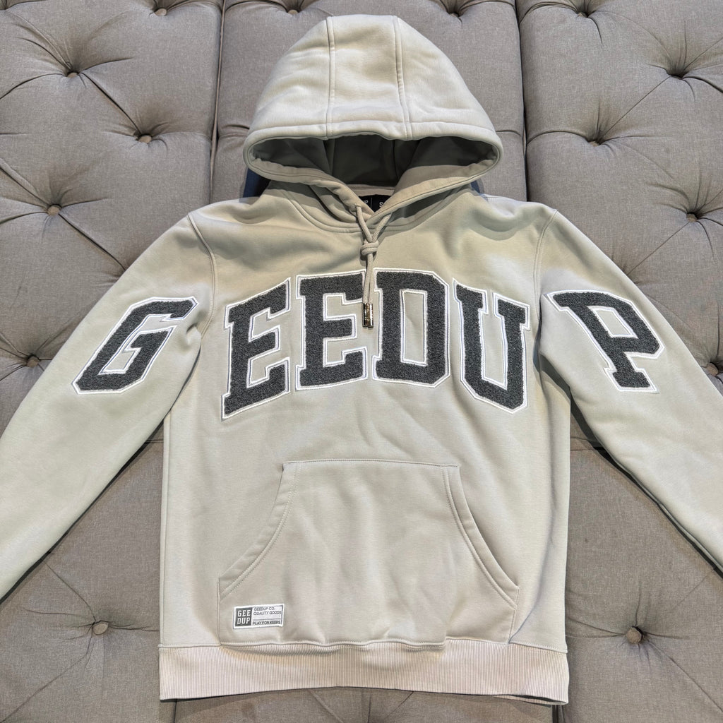 Geedup Team Logo Hoodie 'Grey Monochrome' (Second hand)