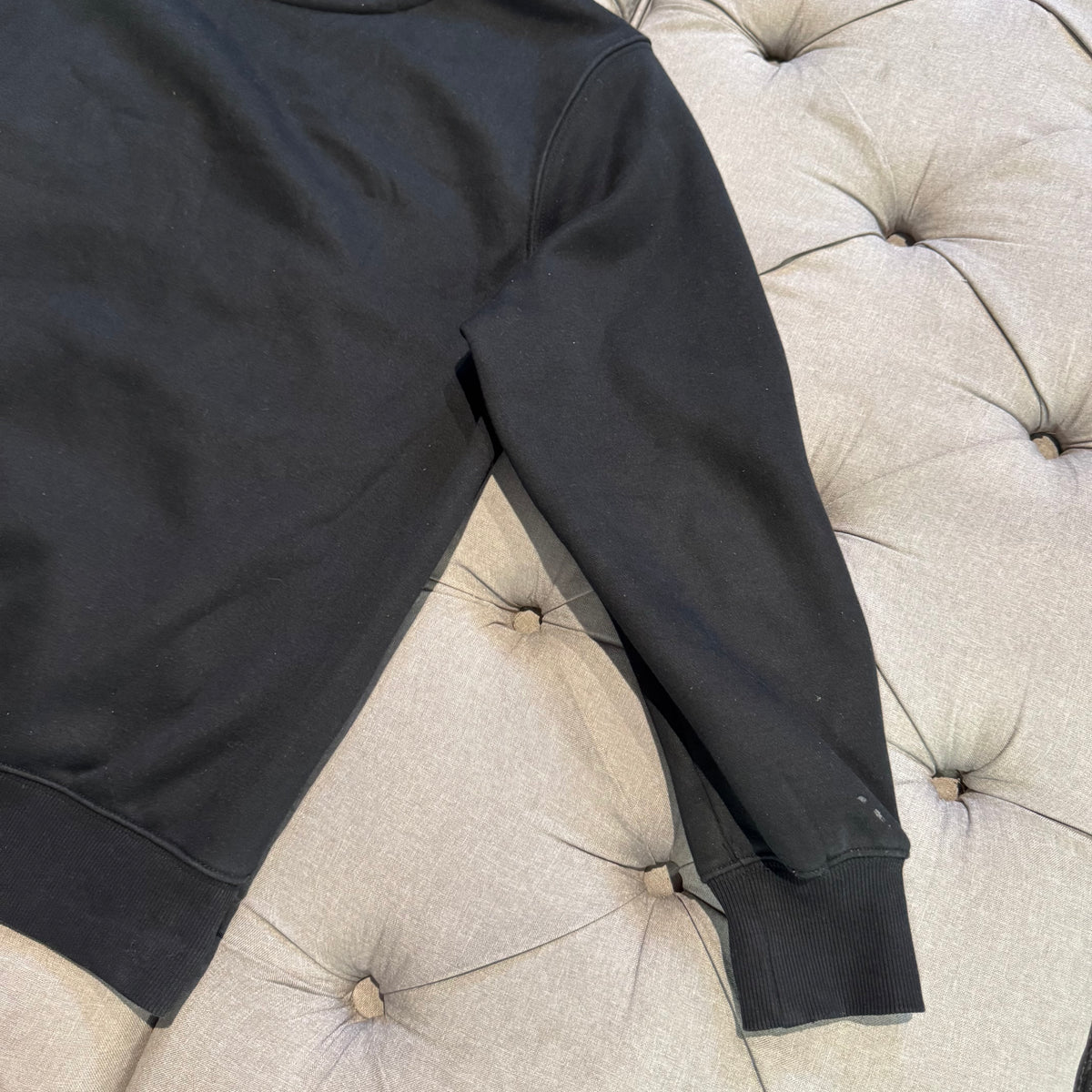 Geedup Team Logo Cursive Hoodie 'Black Grey' (Second hand)
