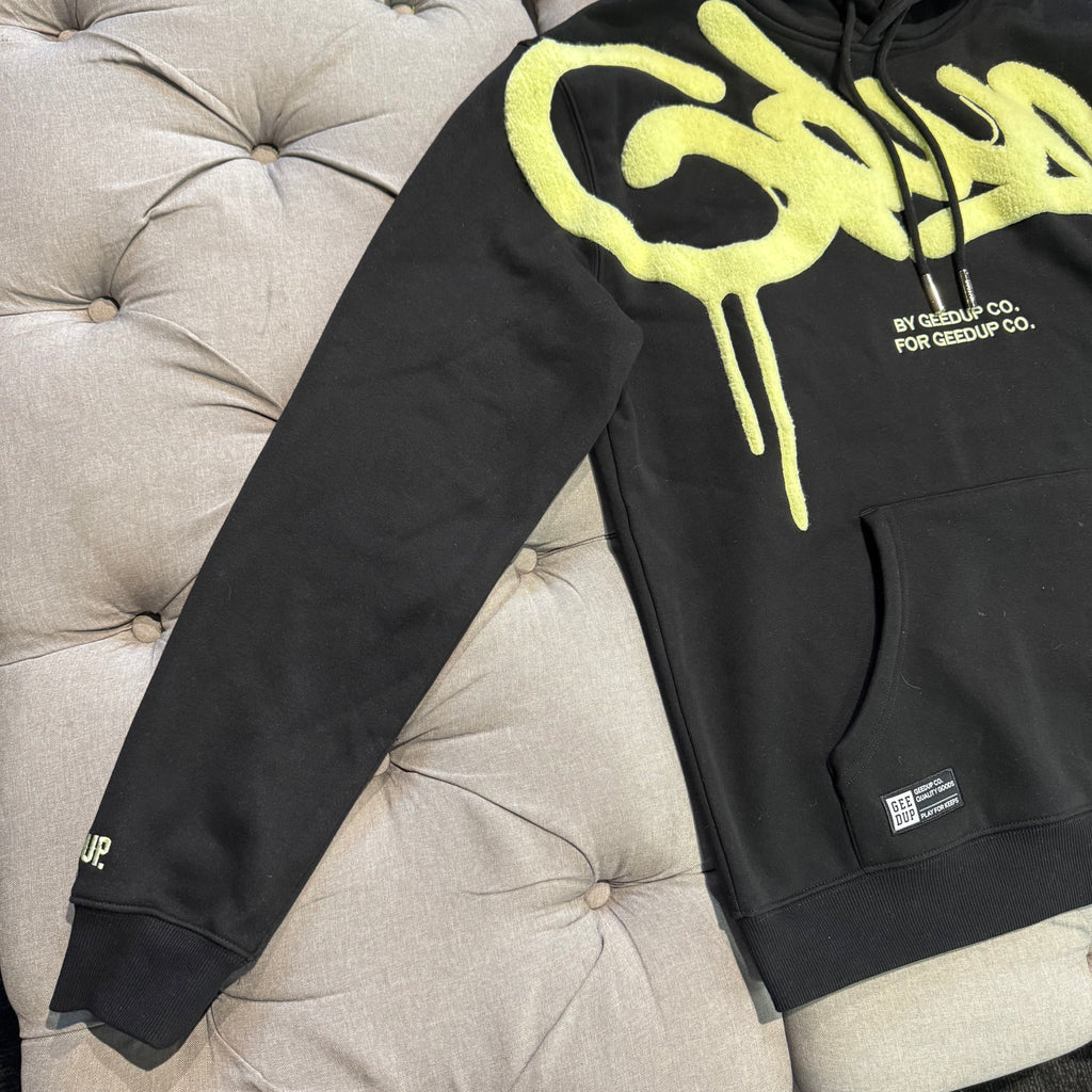 Geedup Handstyle Hoodie 'Black Sorbet' (Second hand)