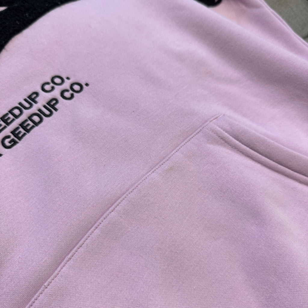 Geedup Handstyle Hoodie 'Lavender Black' (Second hand)