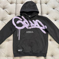 Geedup Handstyle Hoodie 'Black Purple' (Second hand)