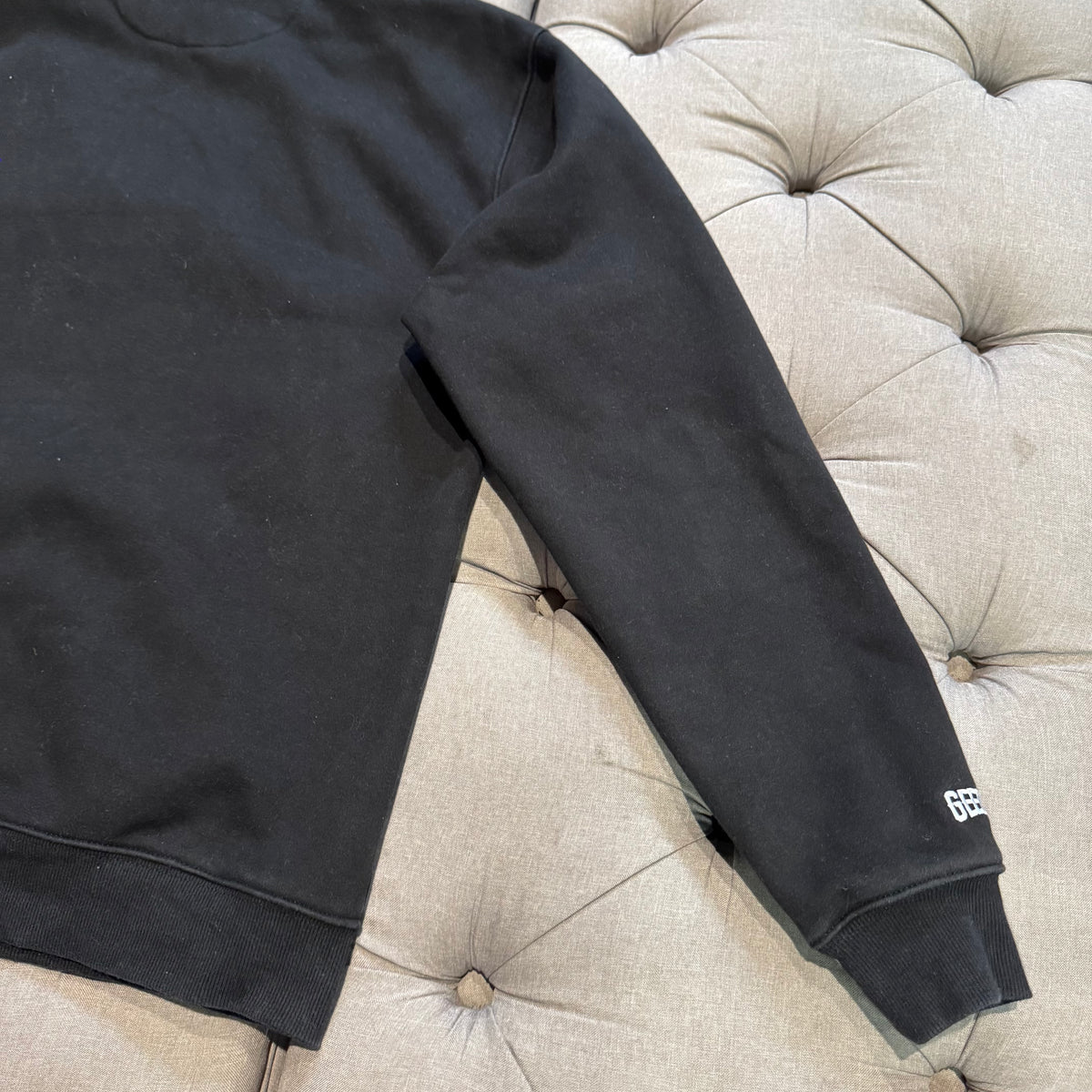 Geedup Handstyle Hoodie 'Black White' (Second hand)