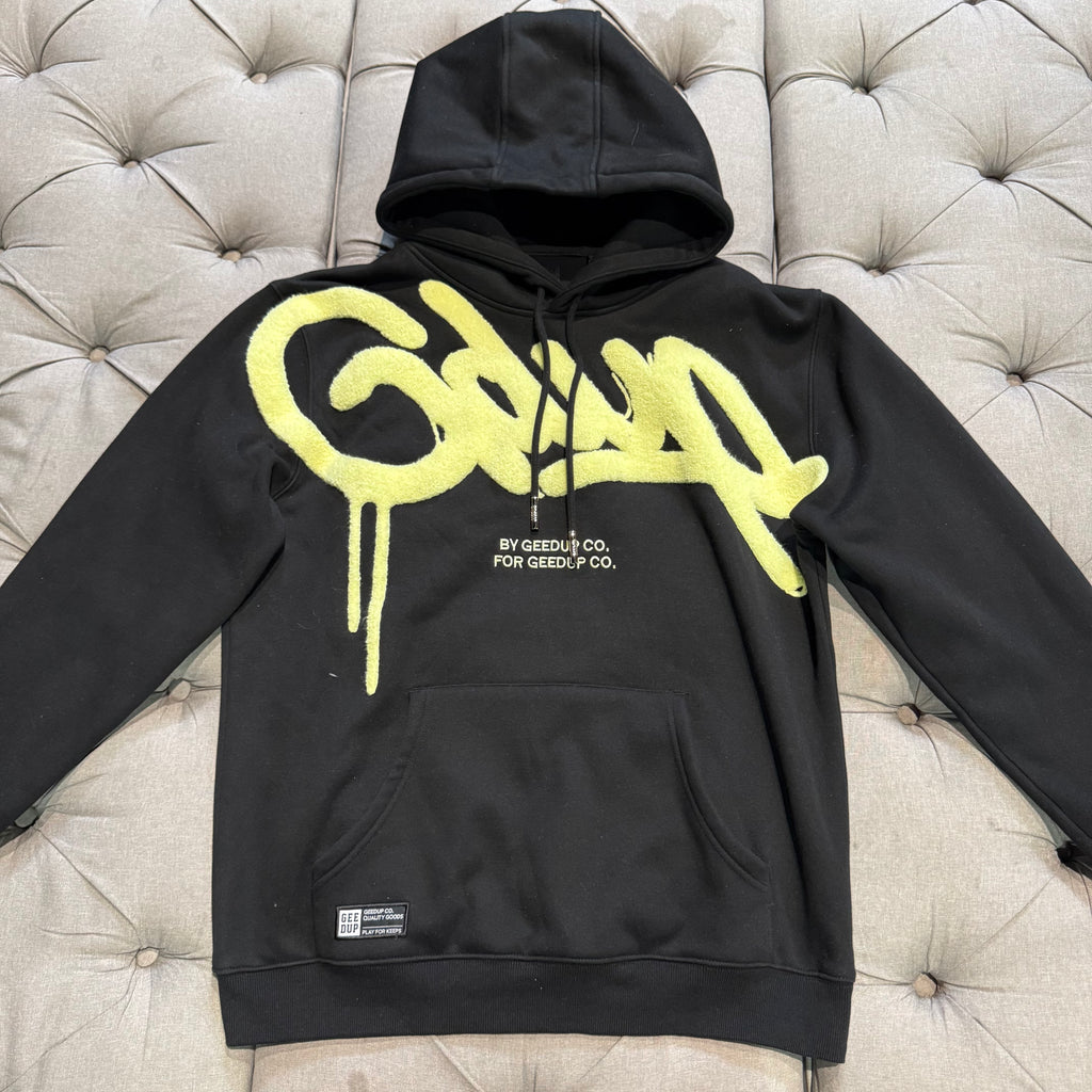 Geedup Handstyle Hoodie 'Black Sorbet' (Second hand)