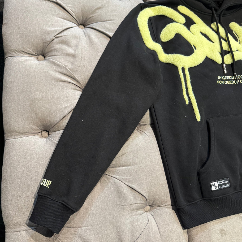 Geedup Handstyle Hoodie 'Black Sorbet' (Second hand)