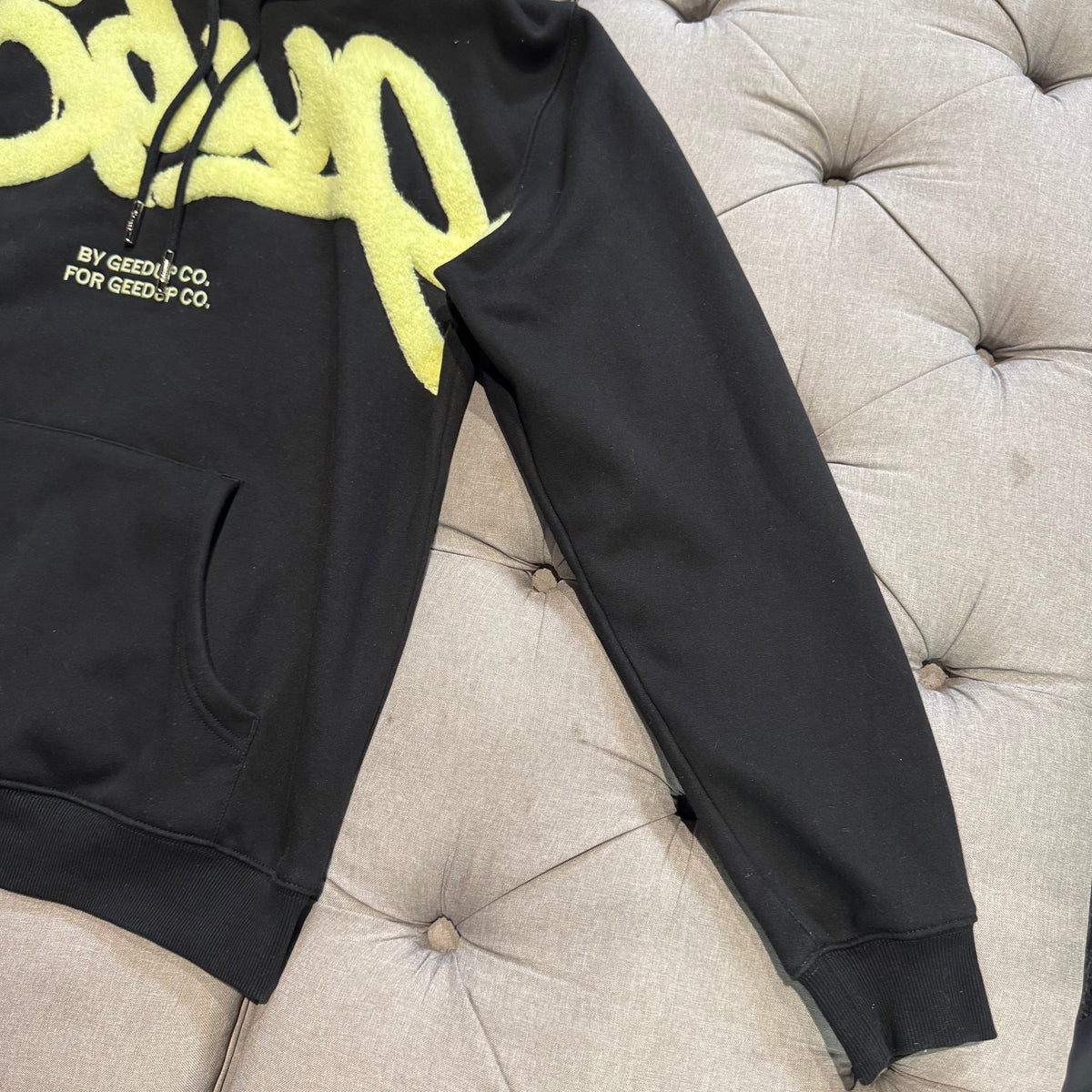 Geedup Handstyle Hoodie 'Black Sorbet' (Second hand)