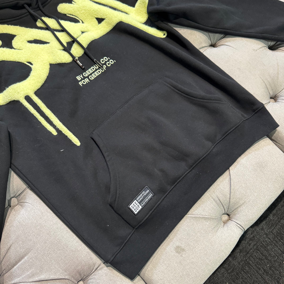 Geedup Handstyle Hoodie 'Black Sorbet' (Second hand)