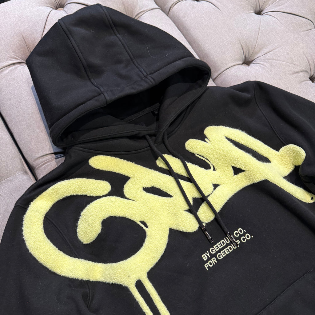 Geedup Handstyle Hoodie 'Black Sorbet' (Second hand)