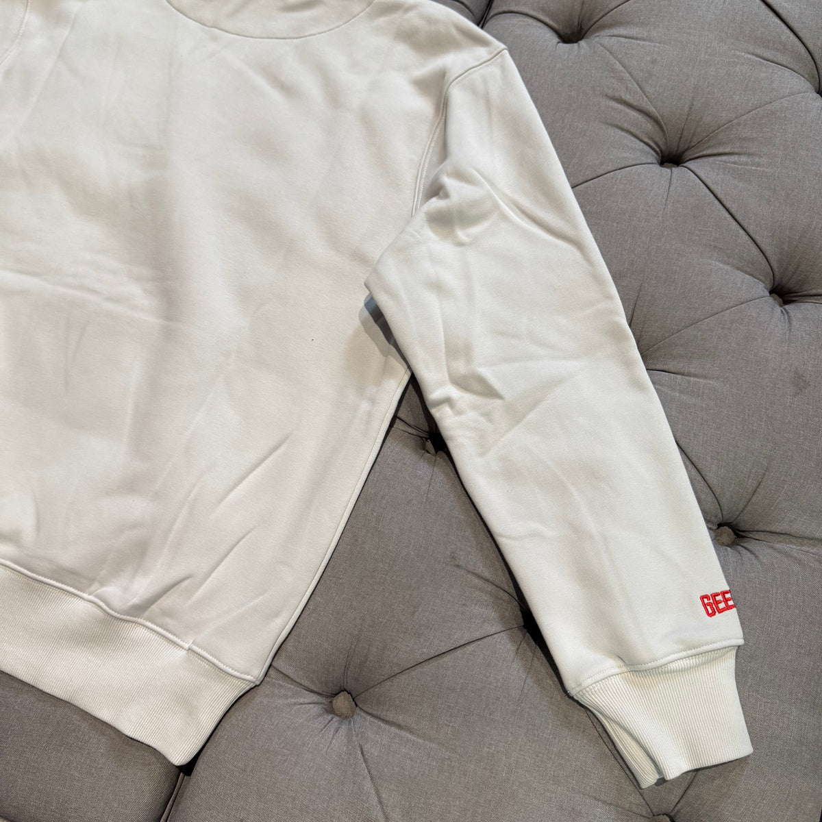 Geedup G Logo Handstyle Hoodie 'Grey Red' (Brand New)