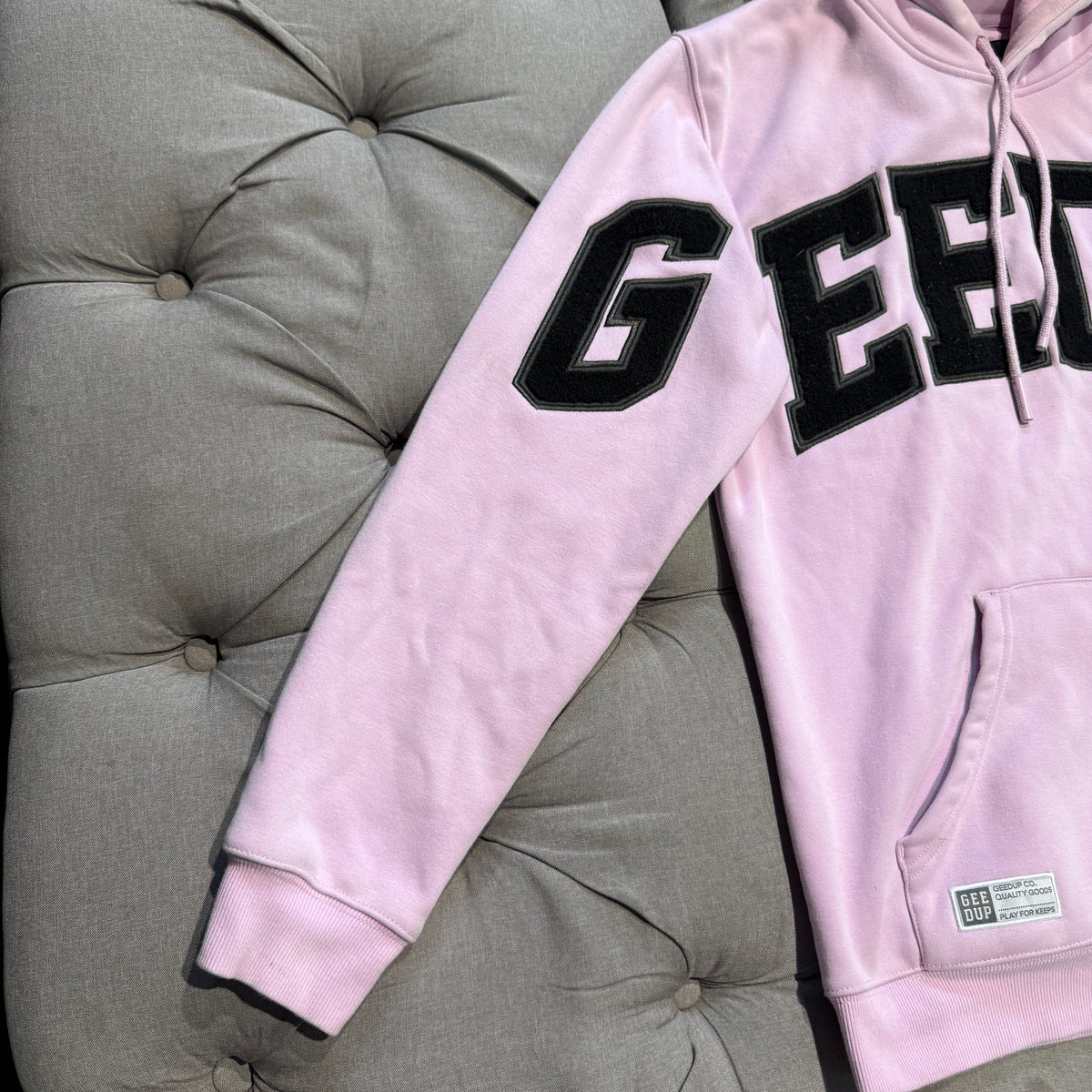 Geedup Team Logo Hoodie 'Lavender Black' (Second hand)