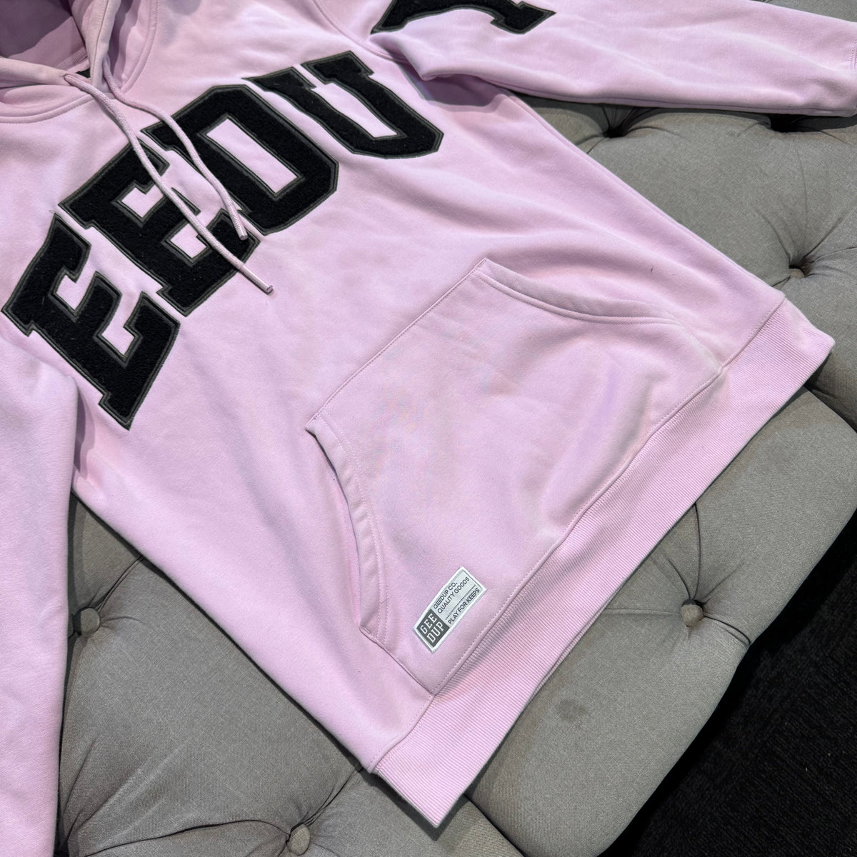 Geedup Team Logo Hoodie 'Lavender Black' (Second hand)