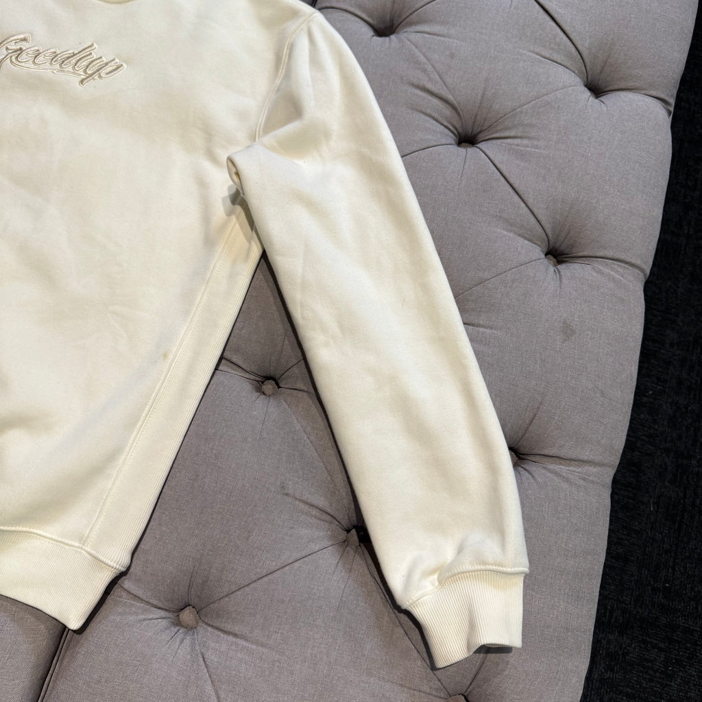 Geedup OS Script Crewneck 'Cream' (Second hand)
