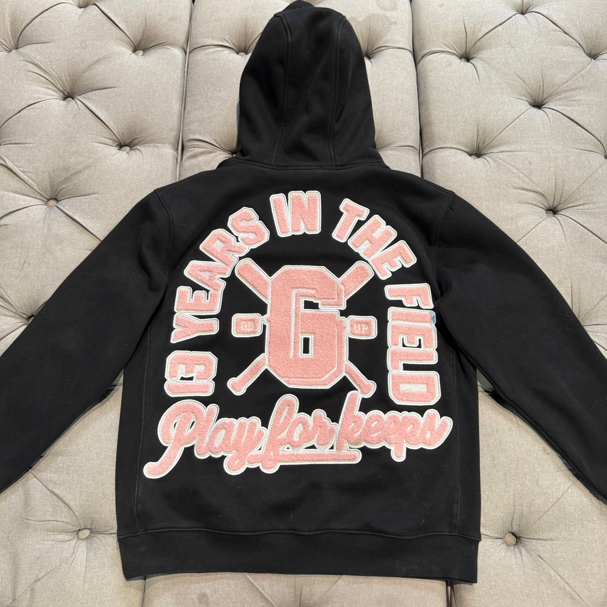 Geedup 13YR Play For Keeps Hoodie 'Black Pink' (Second hand)