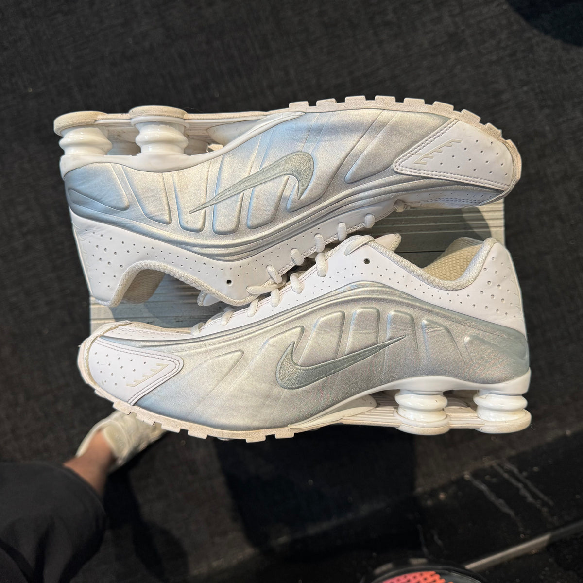 Nike Shox R4 'White Silver' (Second hand)