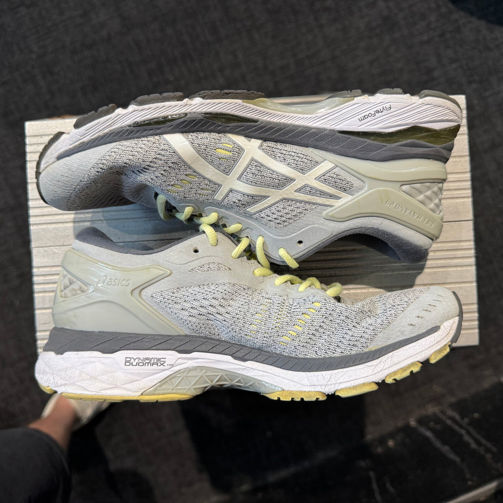 Asics Gel Kayano 24 'Glacier Grey White Carbon' (Second hand)