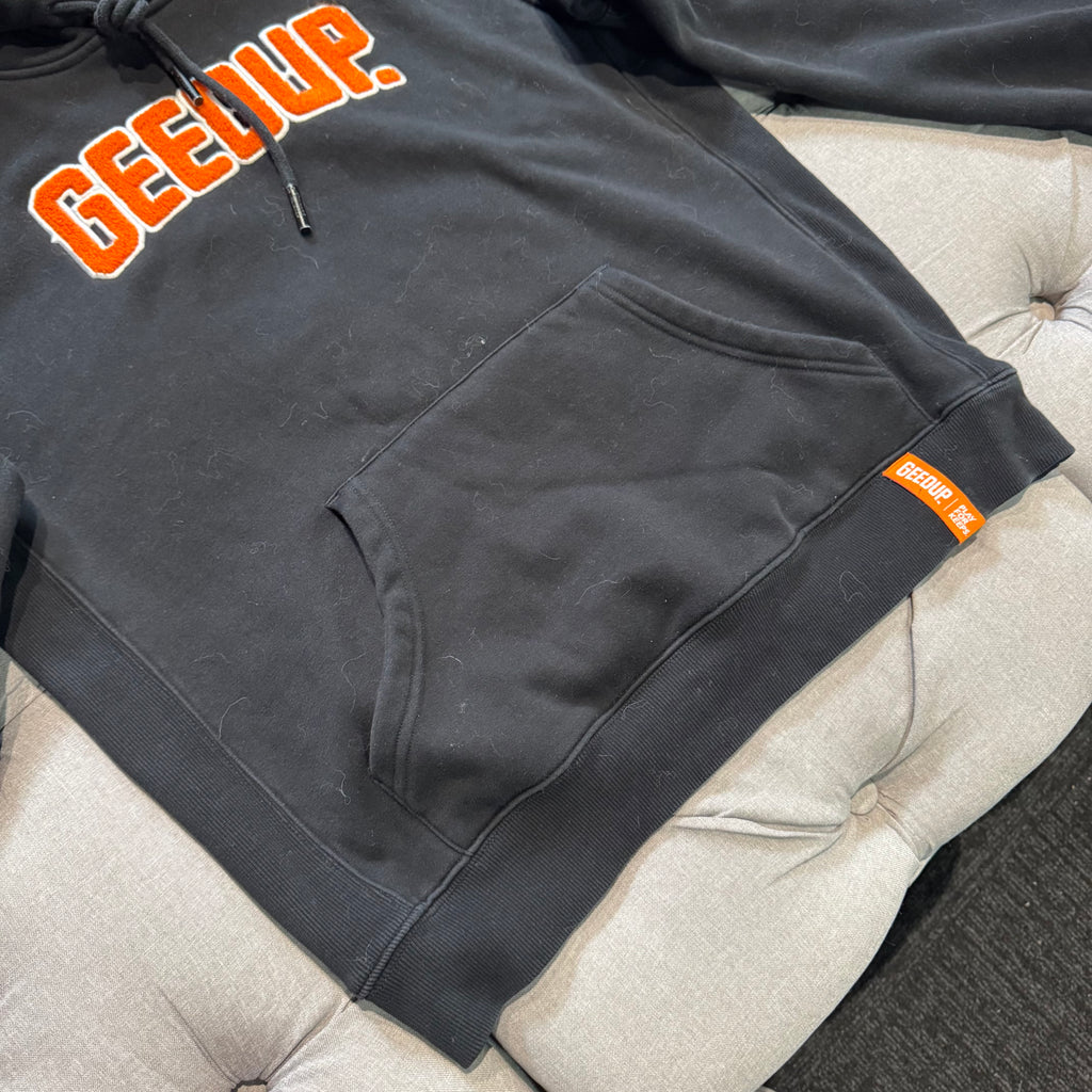 Geedup Play For Keeps Hoodie 'Black Orange' (Second hand)