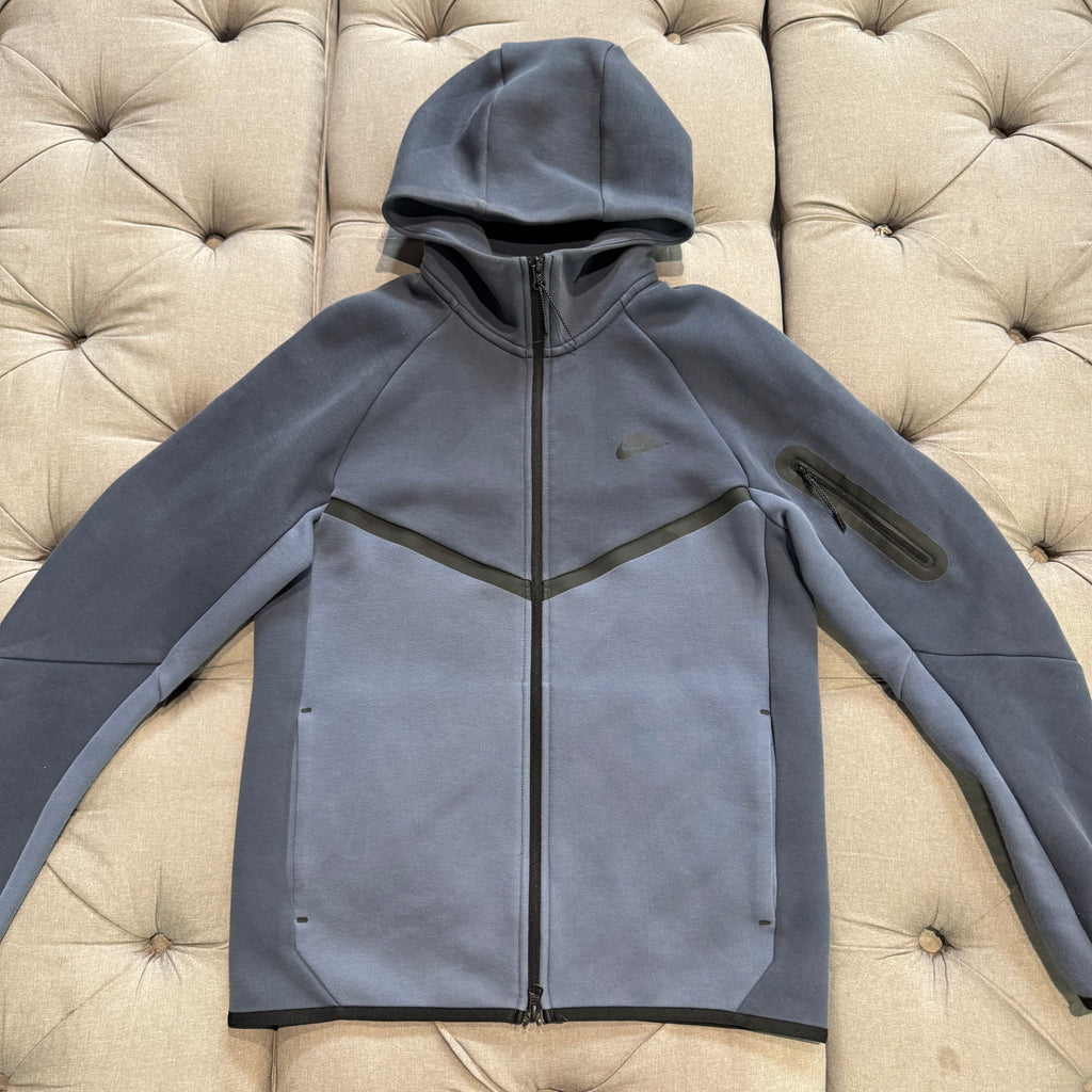 Nike Tech Fleece Jacket 'Light Blue Dark Navy' (Second hand)