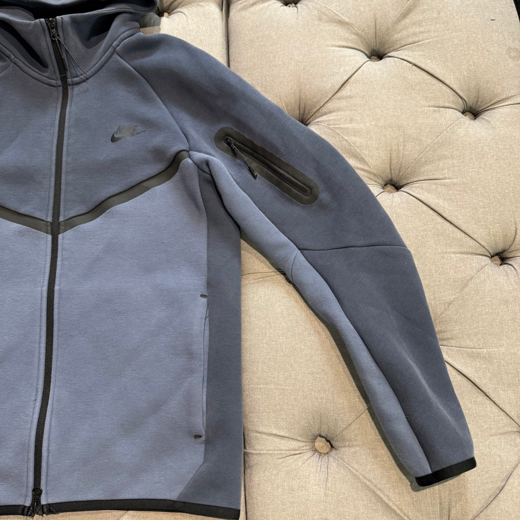 Nike Tech Fleece Jacket 'Light Blue Dark Navy' (Second hand)