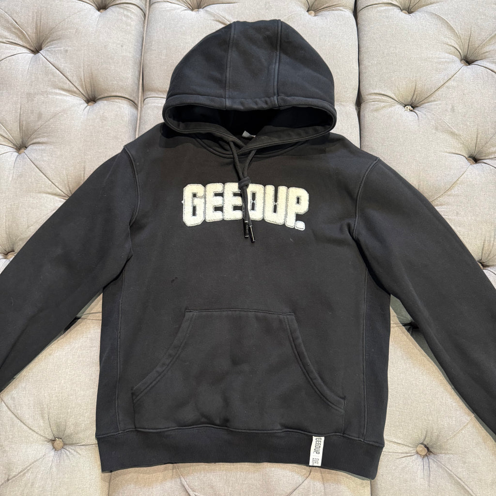 Geedup Play For Keeps Hoodie 'Black White' (Second hand)