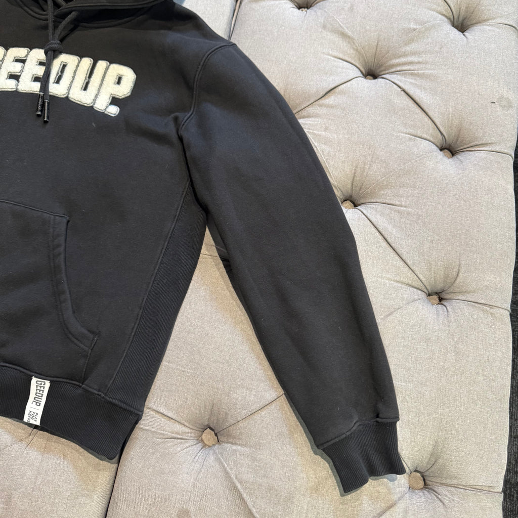 Geedup Play For Keeps Hoodie 'Black White' (Second hand)