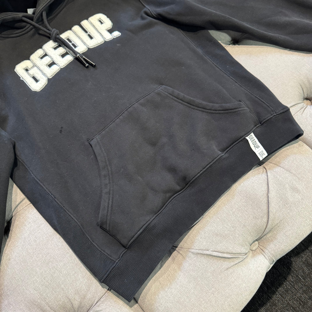 Geedup Play For Keeps Hoodie 'Black White' (Second hand)