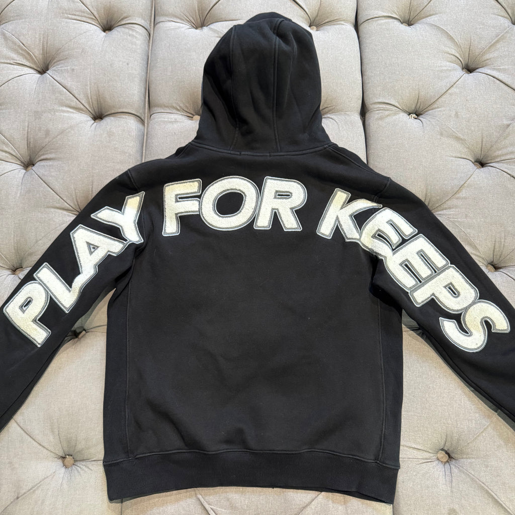 Geedup Play For Keeps Hoodie 'Black White' (Second hand)