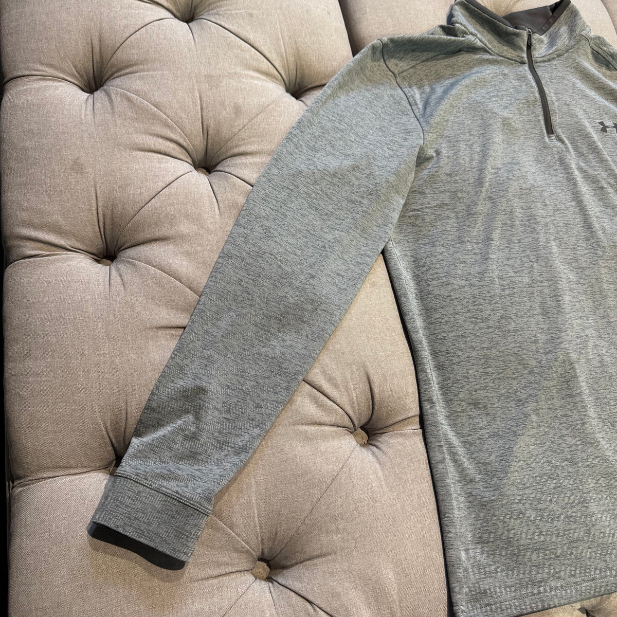Under Armour Half-Zip Sleeve Jacket 'Charcoal Grey' (Second hand)