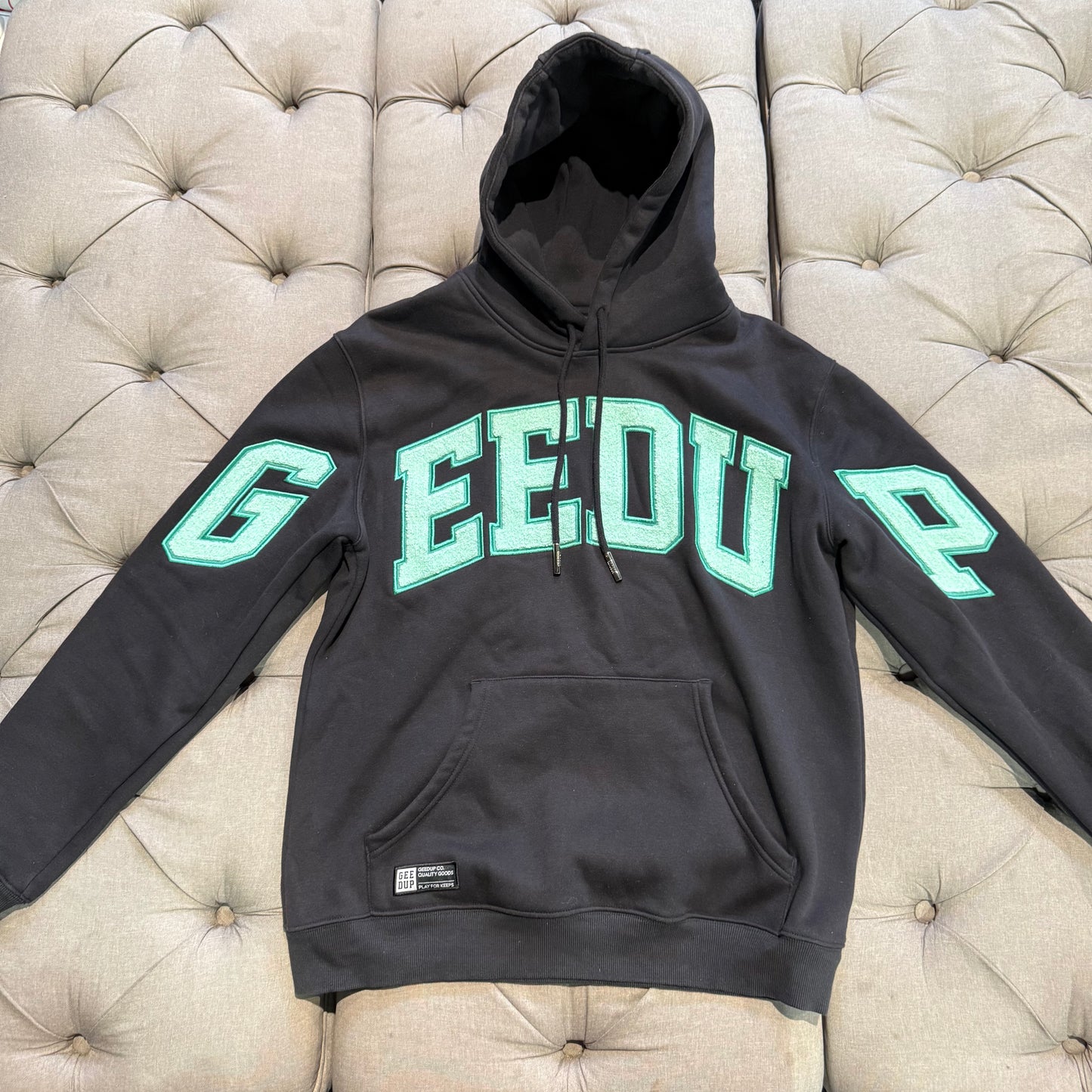 Geedup Team Logo Hoodie 'Navy Teal' (Second hand)