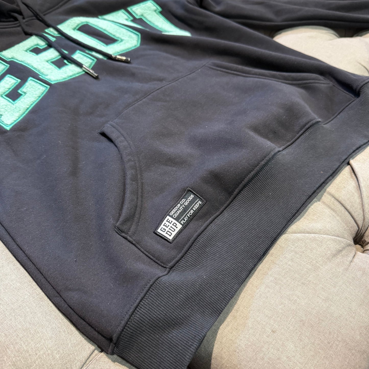Geedup Team Logo Hoodie 'Navy Teal' (Second hand)
