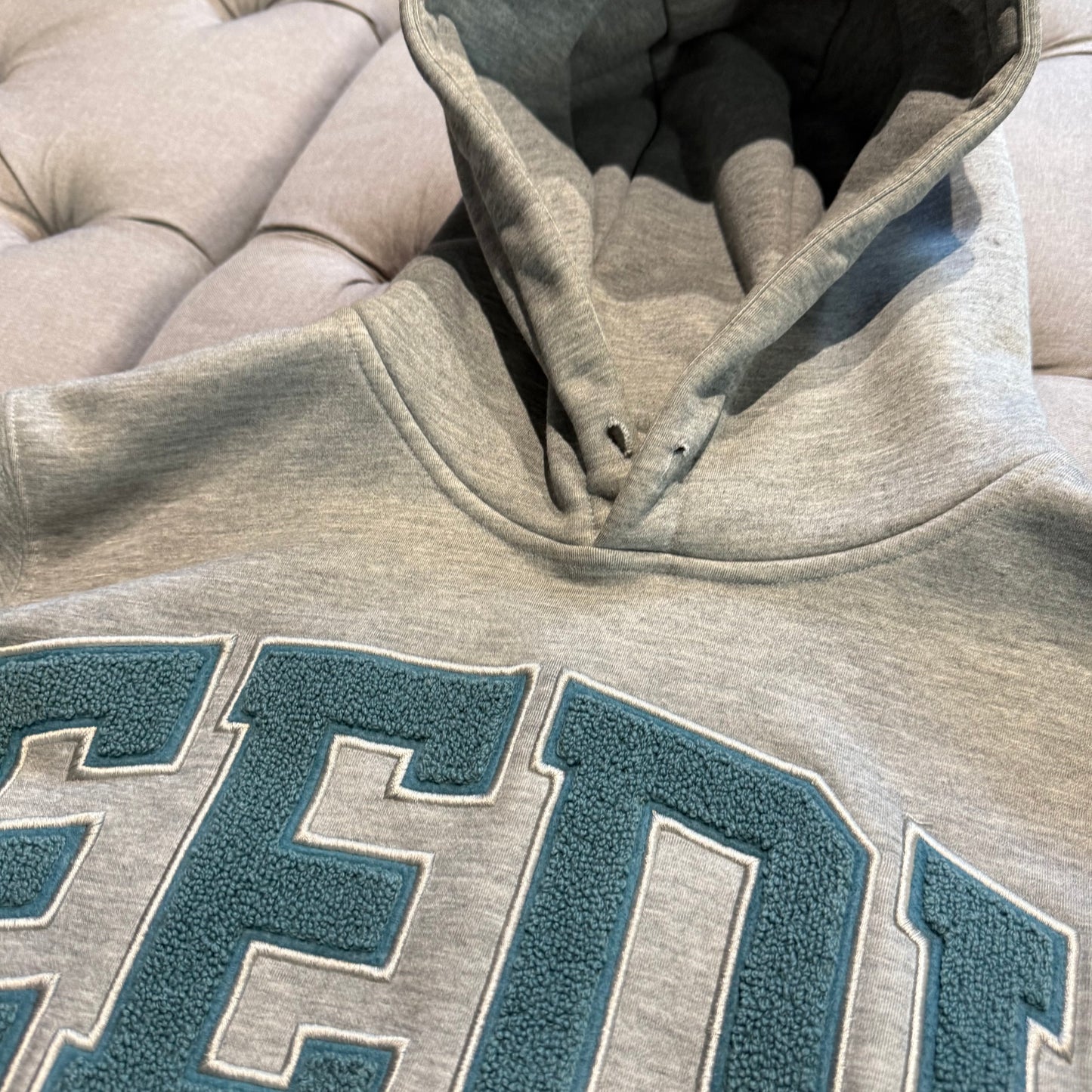 Geedup Team Logo Hoodie 'Grey Teal' (Second hand)