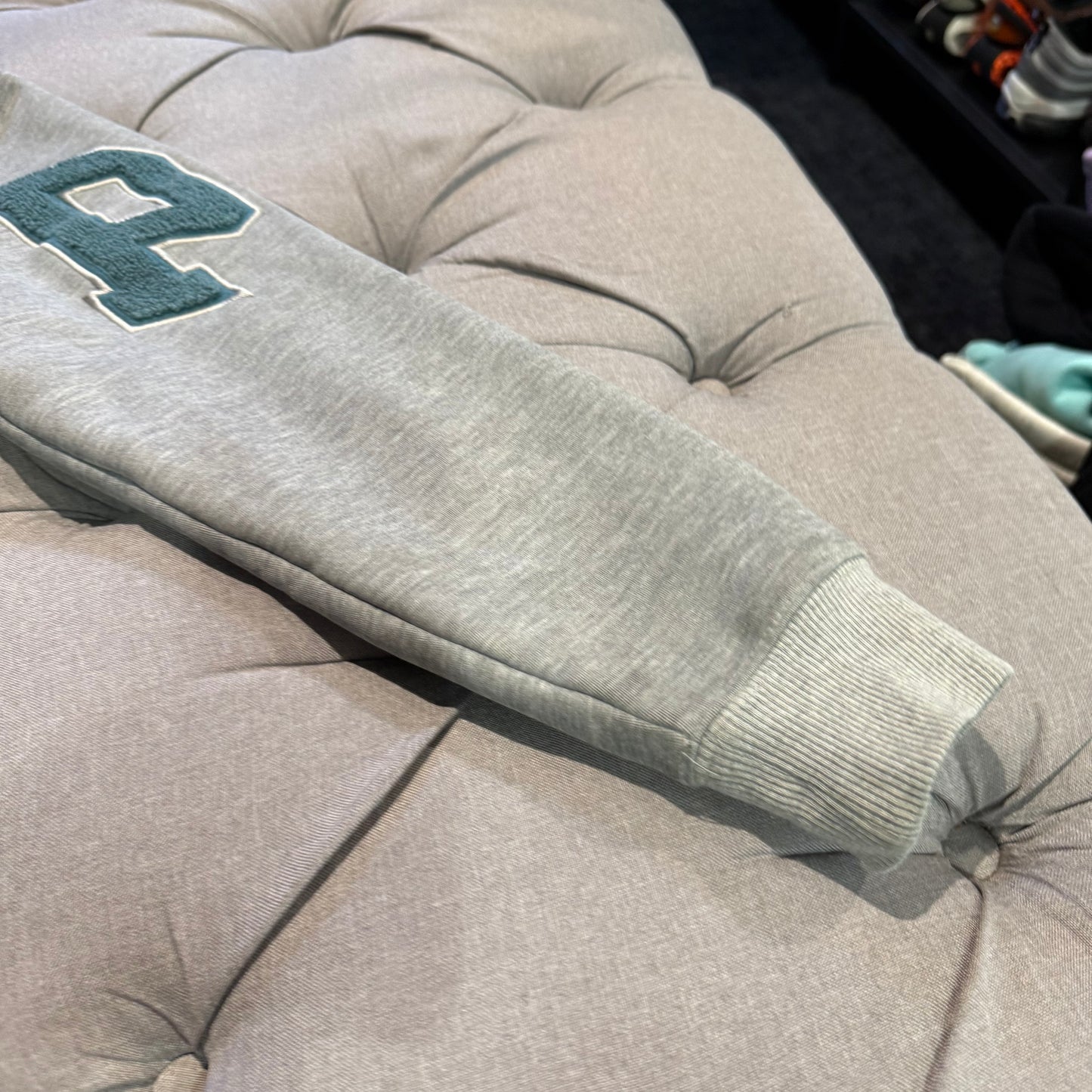 Geedup Team Logo Hoodie 'Grey Teal' (Second hand)