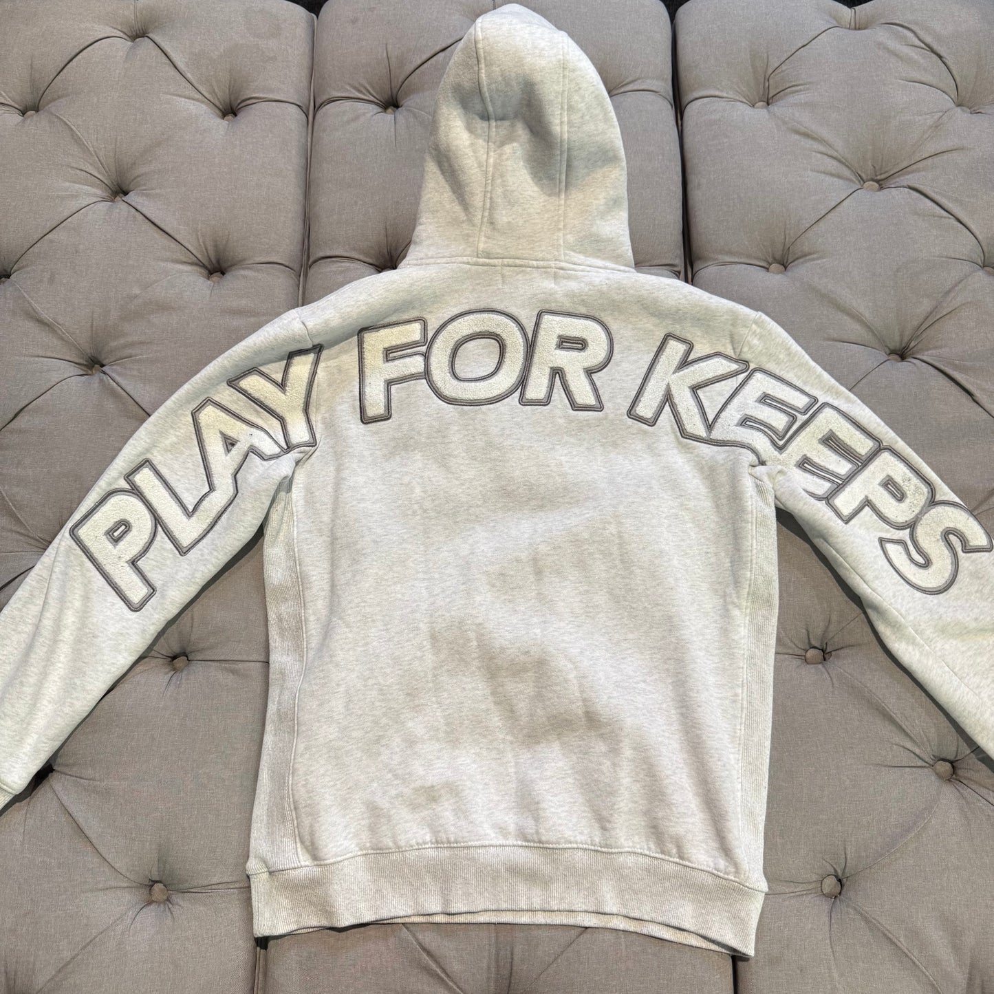 Geedup Play For Keeps Hoodie 'Marle White White' (Second hand)