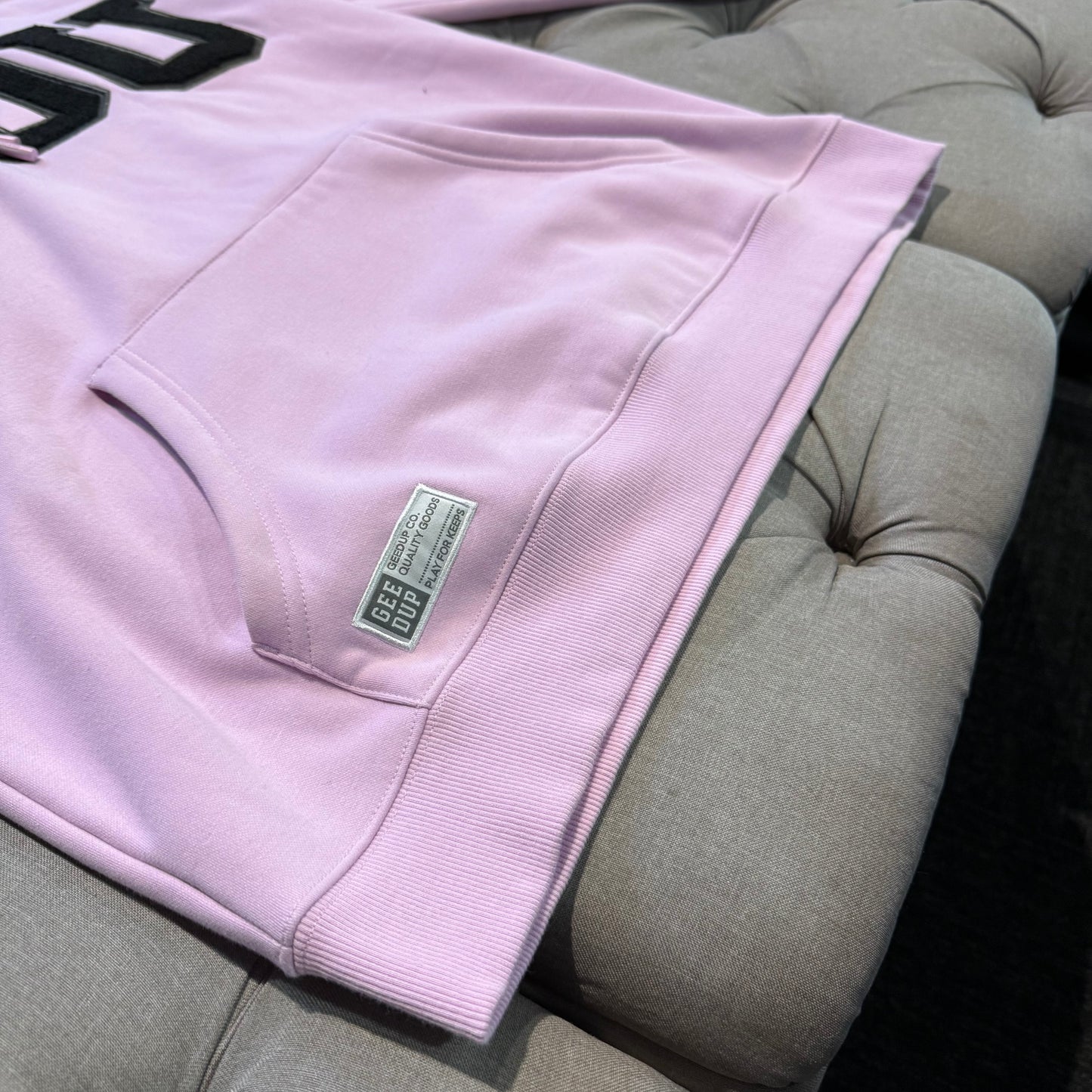 Geedup Team Logo Hoodie 'Lavender Black' (Second hand)