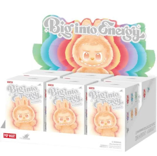 Popmart Labubu V3 Big into Energy Series Vinyl Plush Pendant Full Sealed Set