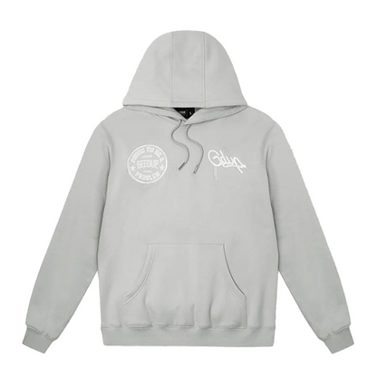 Geedup Proud To Be A Problem Hoodie 'Grey/White'