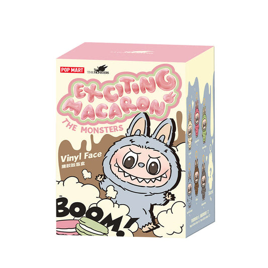 Pop Mart Labubu The Monsters Tasty Exciting Macarons Vinyl Face (Blind Box)